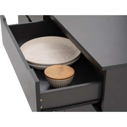 MANDO Sideboard - Black (1600L)