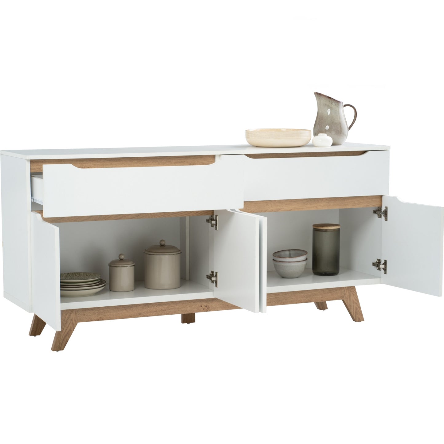 MANDO Sideboard - White (1600L)