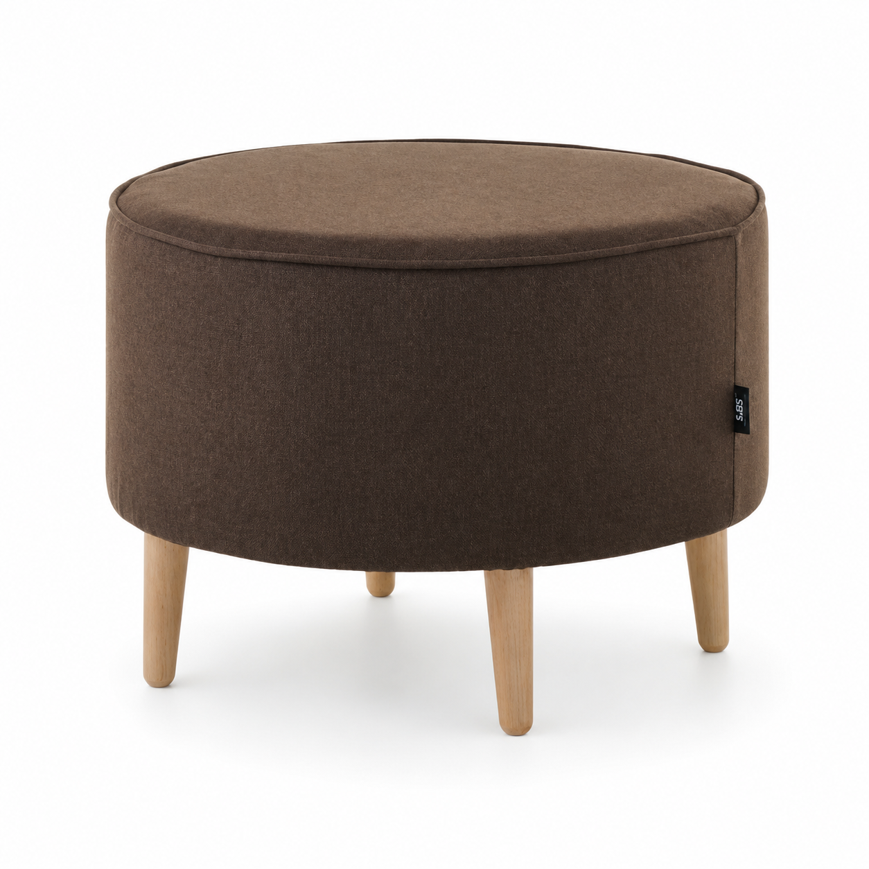 MARIO Round Stool - Brown
