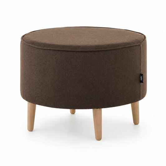MARIO Round Stool - Brown