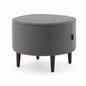 MARIO Round Stool - Grey