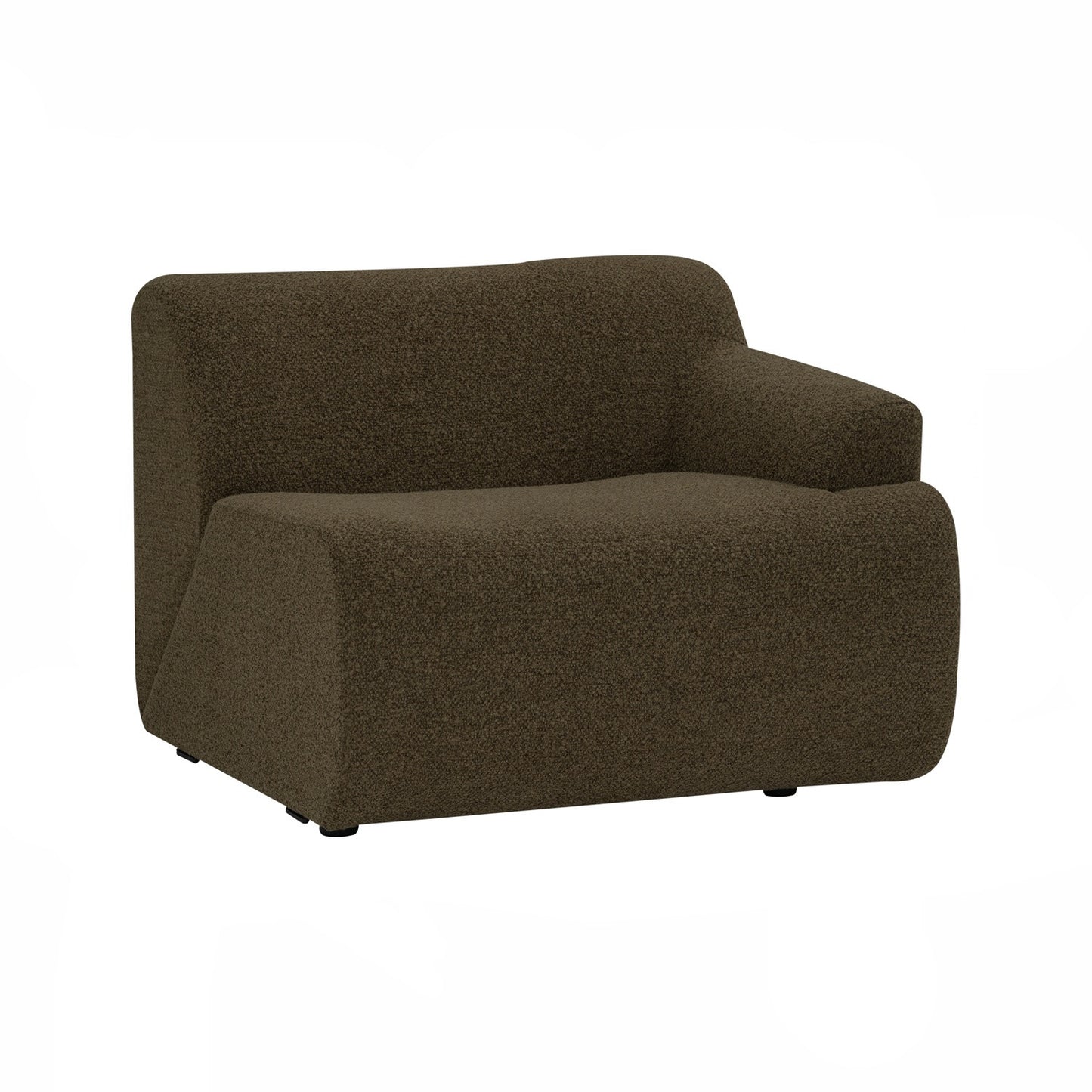 MAZEL 1 Seater With Left Arm Sofa - Sepia