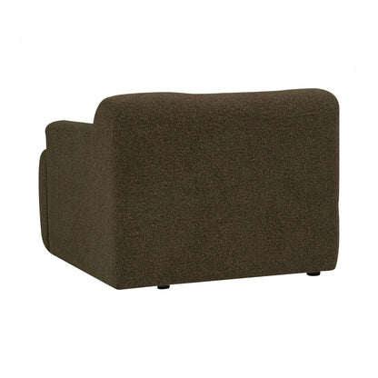 MAZEL 1 Seater With Left Arm Sofa - Sepia