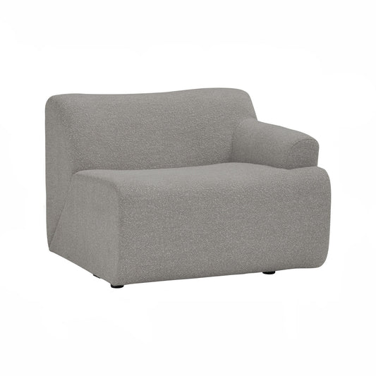 MAZEL 1 Seater With Left Arm Sofa - Grey