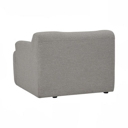 MAZEL 1 Seater With Left Arm Sofa - Grey