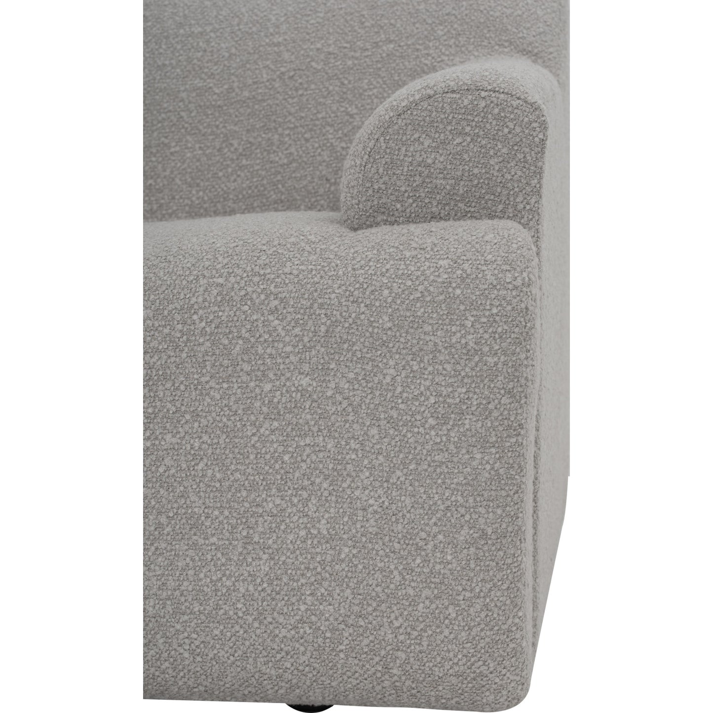 MAZEL 1 Seater With Left Arm Sofa - Grey