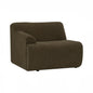 MAZEL 1 Seater With Right Arm Sofa - Sepia