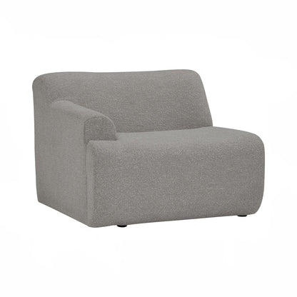 MAZEL 1 Seater With Right Arm Sofa - Grey