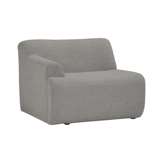 MAZEL 1 Seater With Right Arm Sofa - Grey