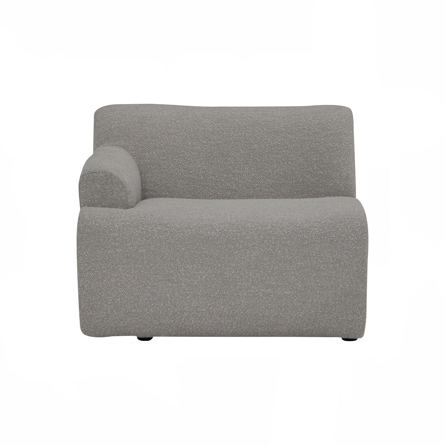MAZEL 1 Seater With Right Arm Sofa - Grey