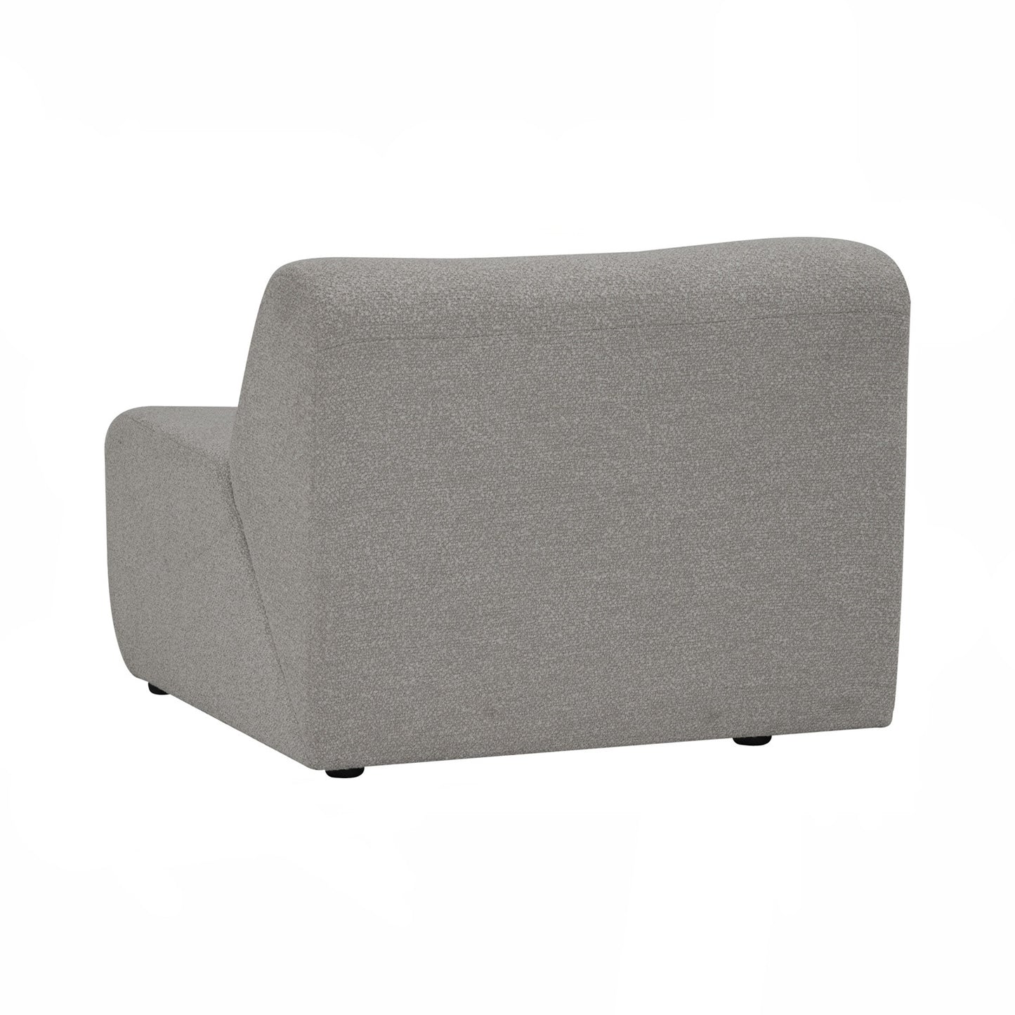 MAZEL 1 Seater With Right Arm Sofa - Grey
