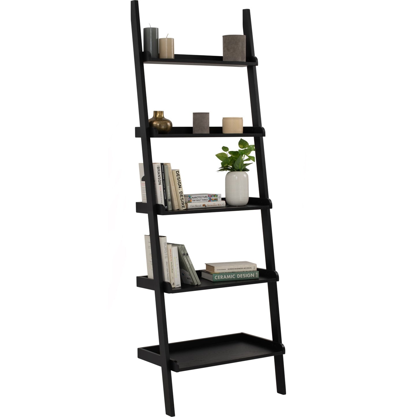 MILT Leaning Bookcase - Black