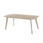 MITTI Dining Table - White Wash (1800L)
