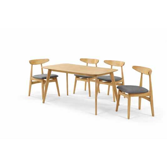 Dining Set ( 1 Mitti Table + 4 Neo Chair ) - Beech