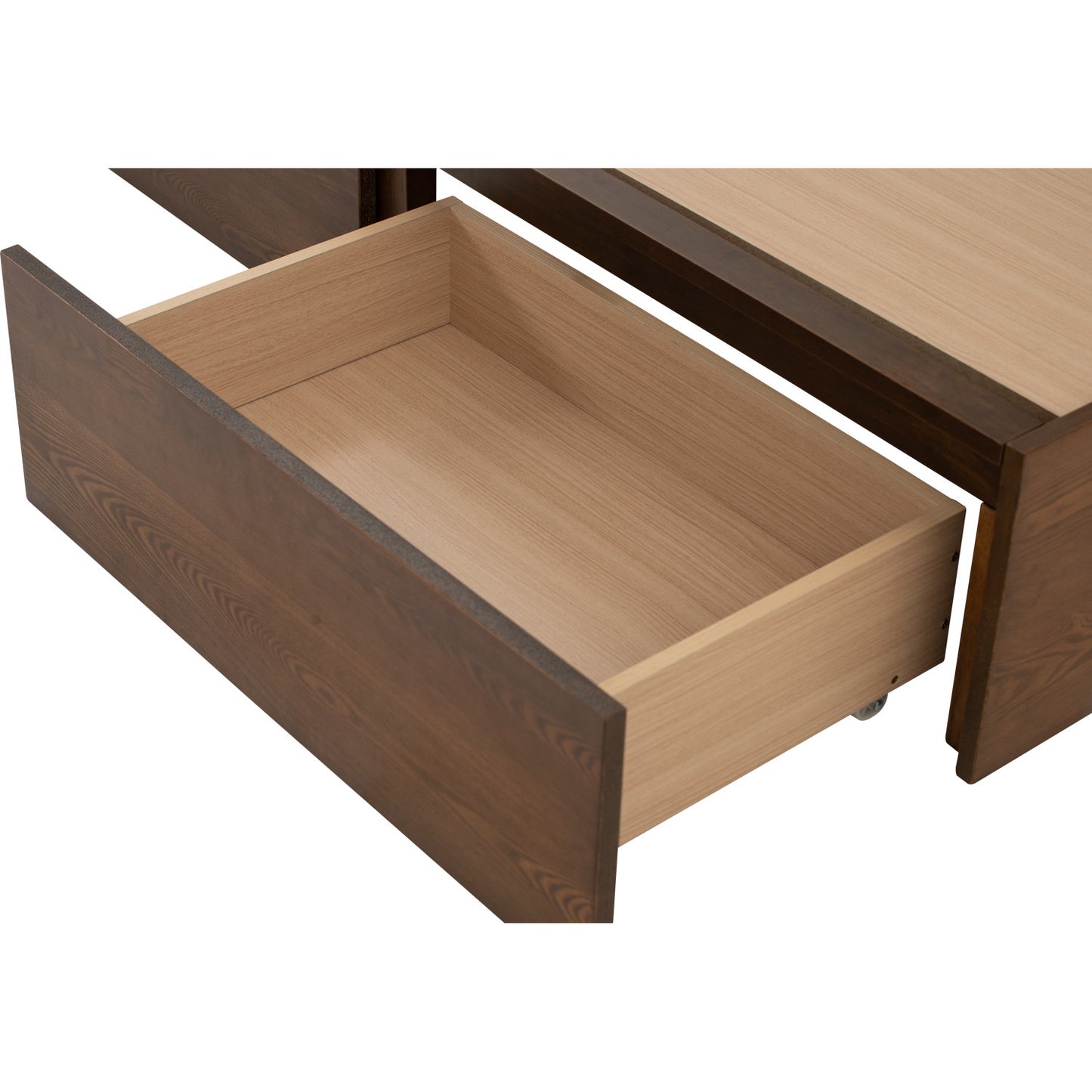 MOLA Bedframe With Storage - Cocoa, Anthracite (Queen Size)