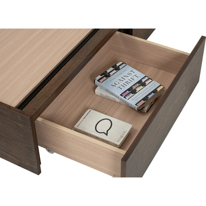 MOLA Bedframe With Storage - Cocoa, Dark Grey (Queen Size)(Pets Friendly Fabric)