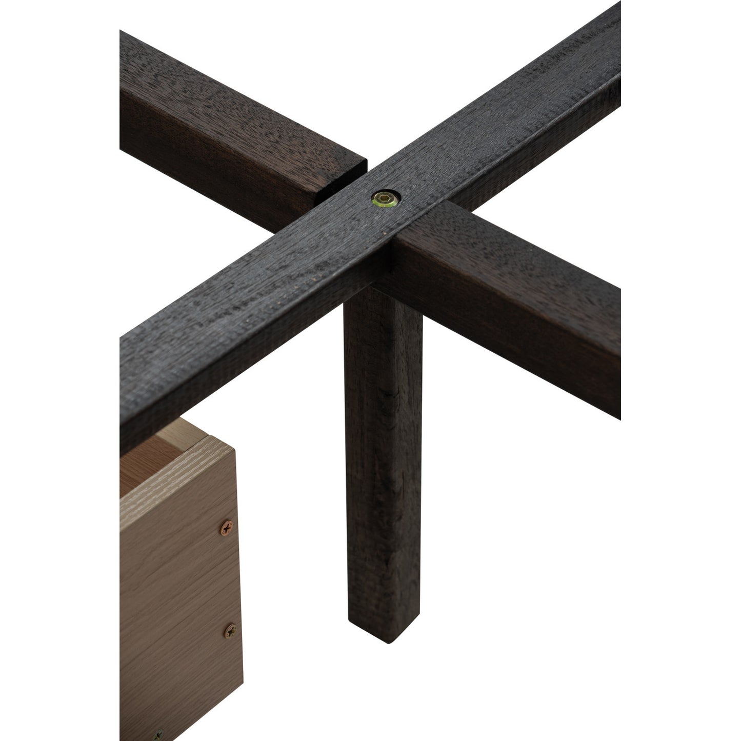 MOLA Bedframe With Storage - Natural, Grey (Queen Size)(Pets Friendly Fabric)