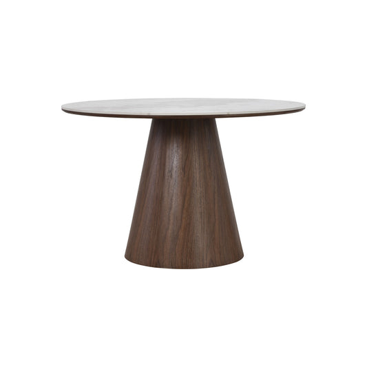 MONORA Round Dining Table - Walnut (1200DIA)