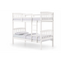 Motty Bunk Bedframe - White ( Single + Single Size )