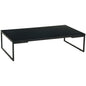 MYRON Rectangular Coffee Table - Black Colour Leg