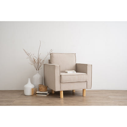 NEXON 1 Seater Sofa - Beige