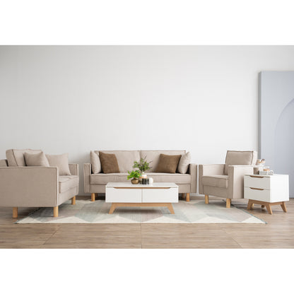 NEXON 1 Seater Sofa - Beige