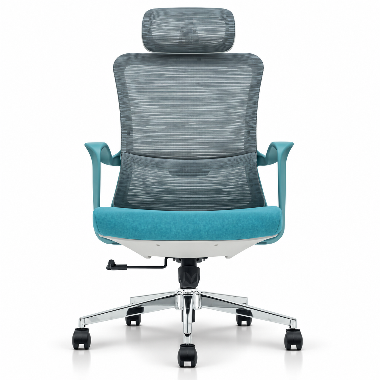 NTT 155-HB ANTEROS Office Chair - White Blue