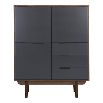 NAKULA Tall Cabinet - Walnut