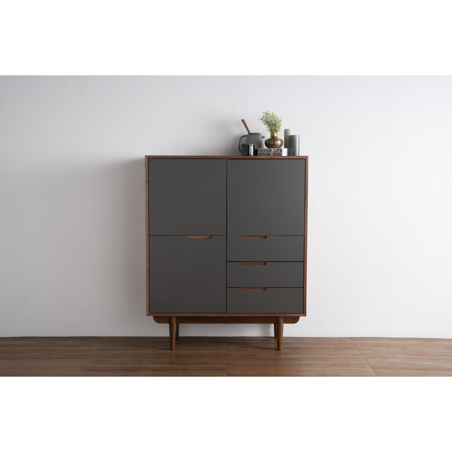 NAKULA Tall Cabinet - Walnut