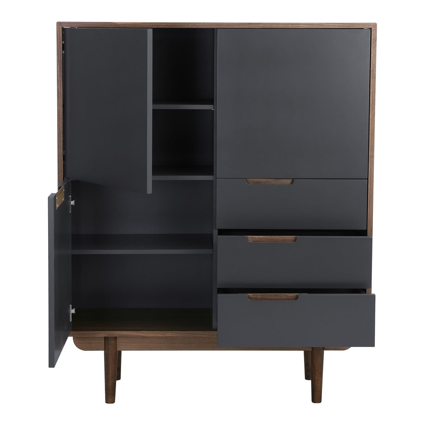 NAKULA Tall Cabinet - Walnut