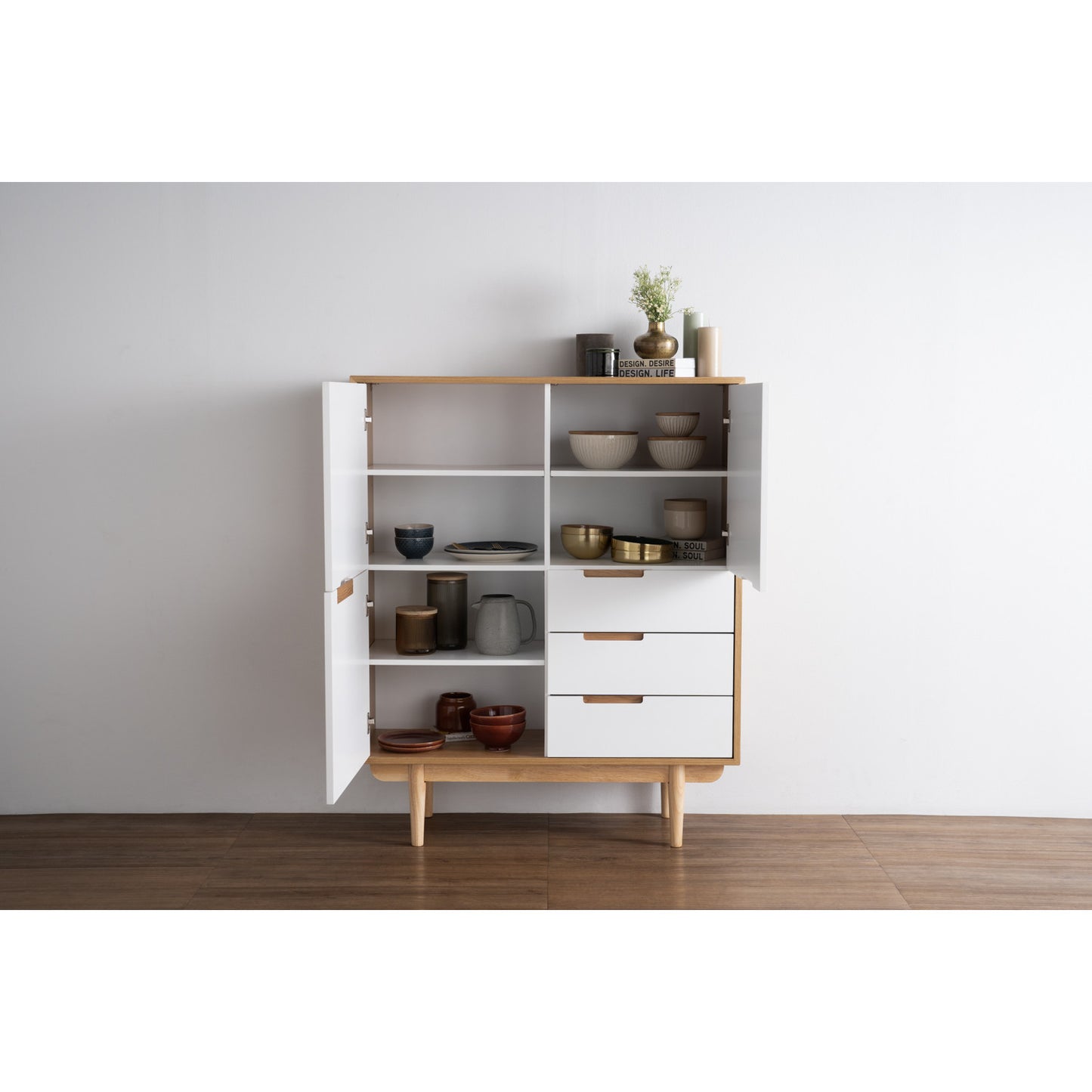 NAKULA Tall Cabinet - Natural