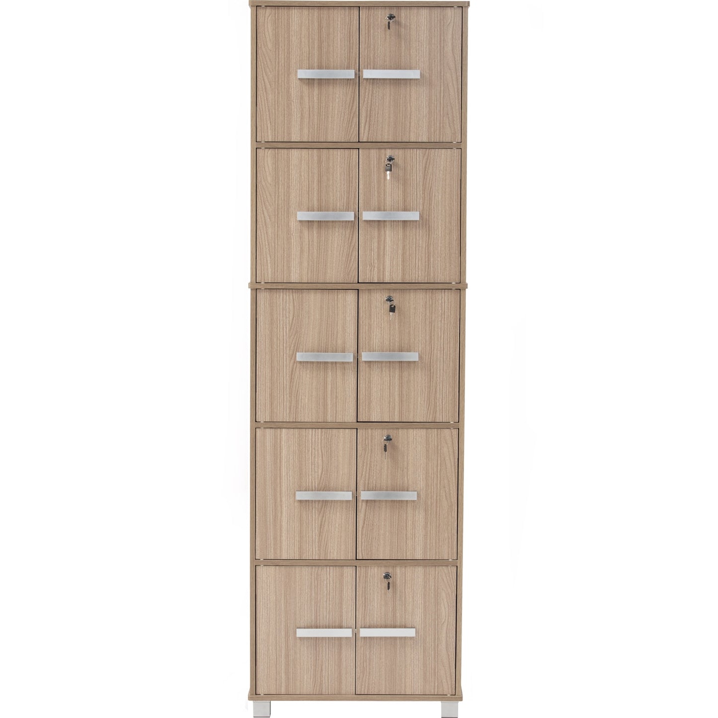 NAOMI 10 Door Storage Box With Lock - Ebonnese