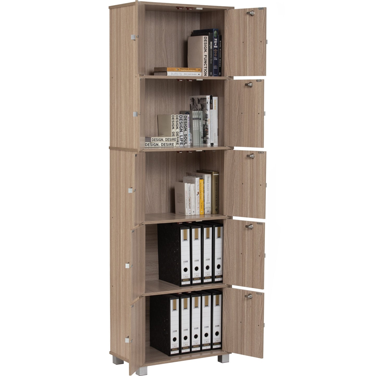 NAOMI 10 Door Storage Box With Lock - Ebonnese
