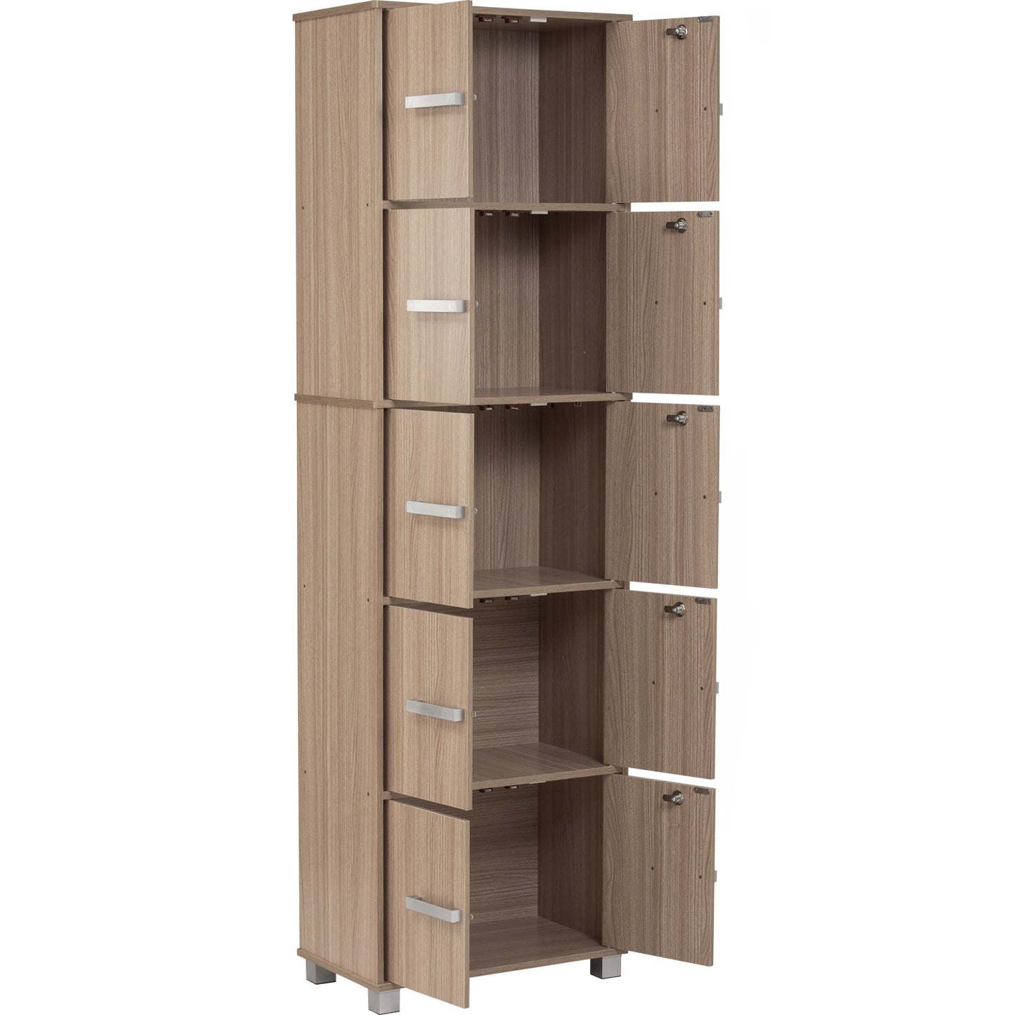 NAOMI 10 Door Storage Box With Lock - Ebonnese