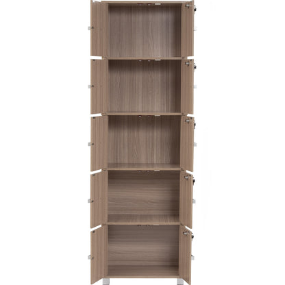 NAOMI 10 Door Storage Box With Lock - Ebonnese