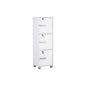 NAOMI 3 Door Storage Box With Lock - White
