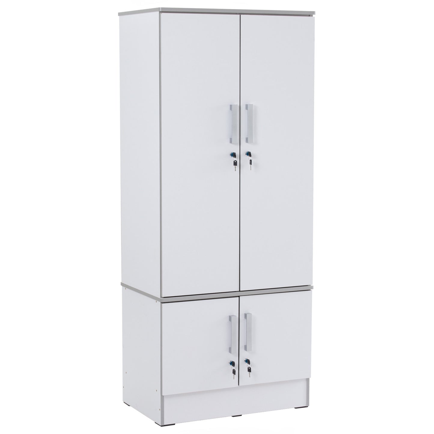 NAOMI 4 Door Wardrobe - White