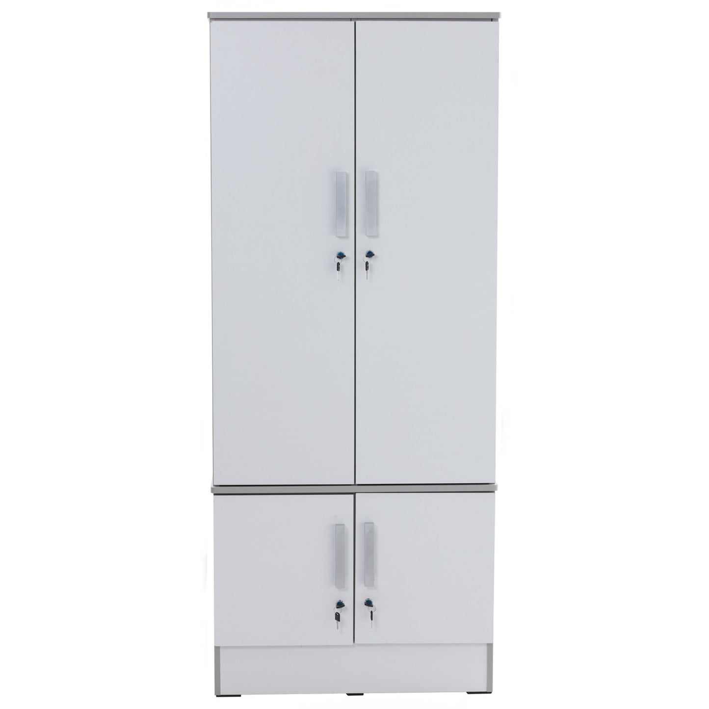 NAOMI 4 Door Wardrobe - White