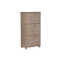NAOMI 6 Door Storage Box With Lock - Ebonnese