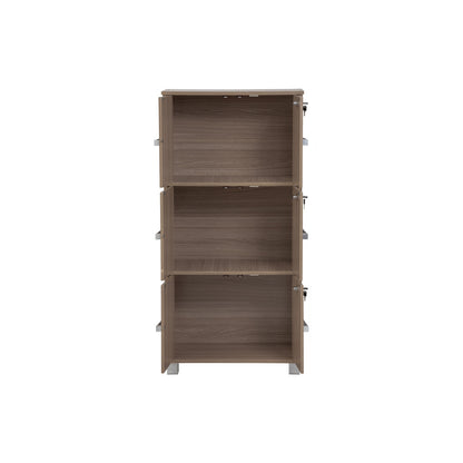 NAOMI 6 Door Storage Box With Lock - Ebonnese