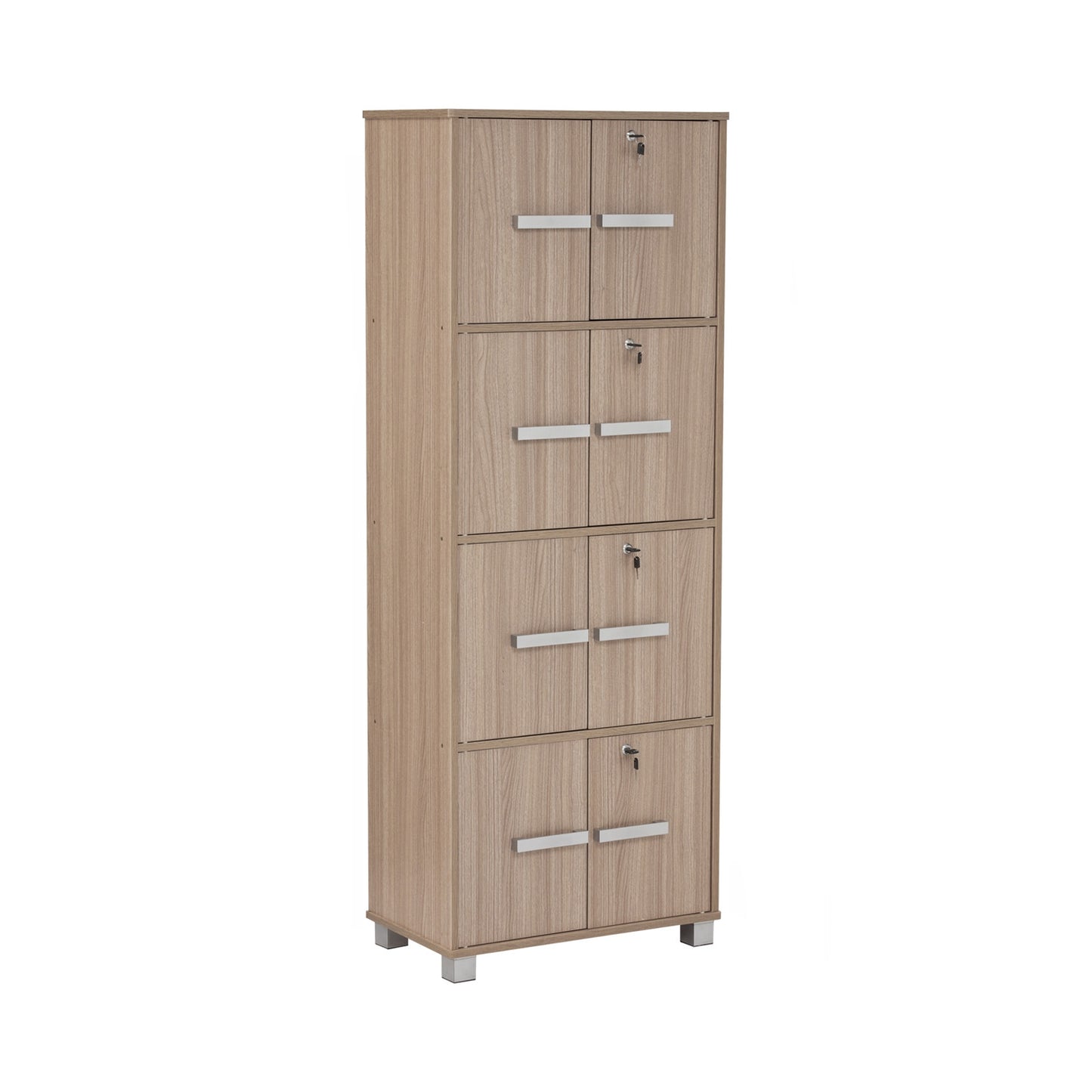 NAOMI 8 Door Storage Box With Lock - Ebonnese