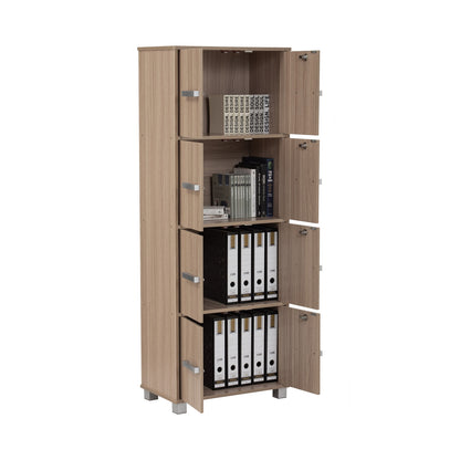 NAOMI 8 Door Storage Box With Lock - Ebonnese