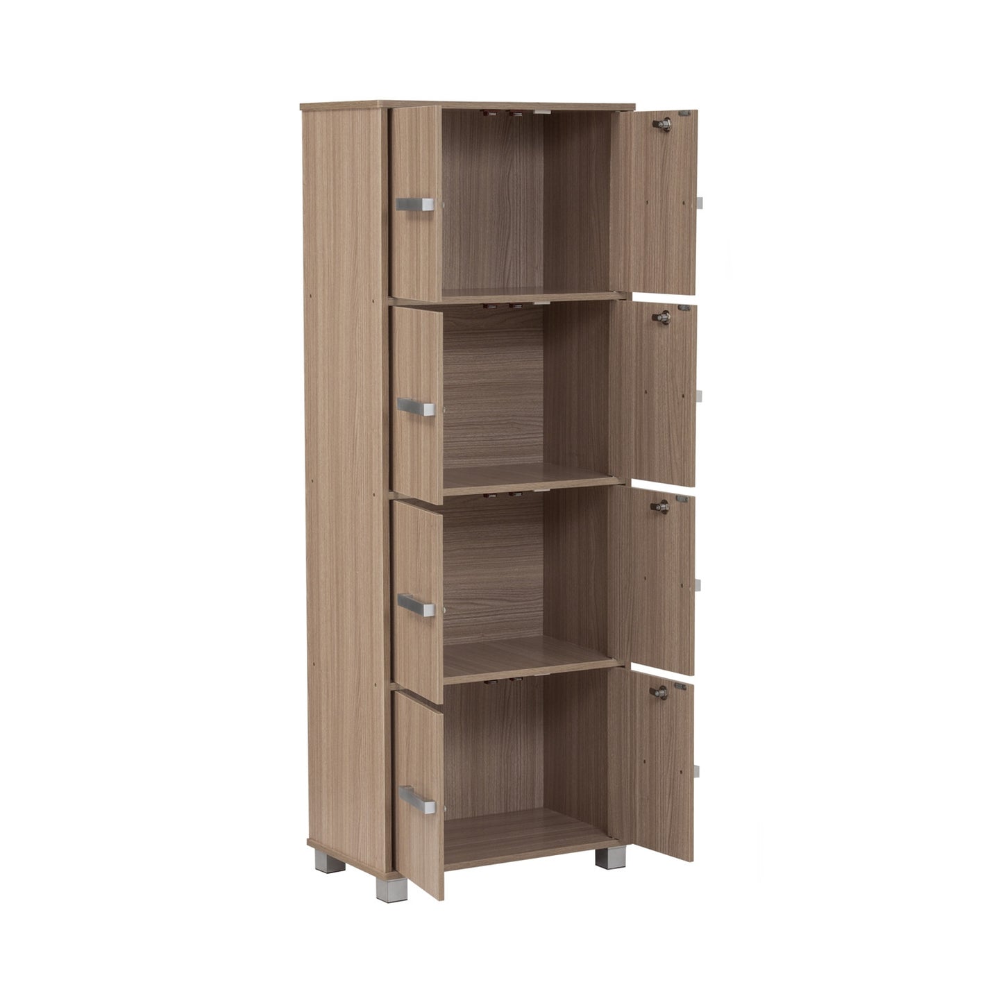 NAOMI 8 Door Storage Box With Lock - Ebonnese
