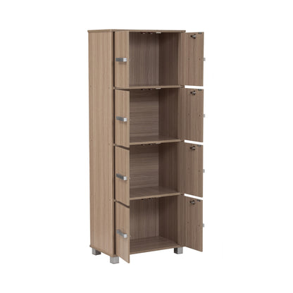 NAOMI 8 Door Storage Box With Lock - Ebonnese