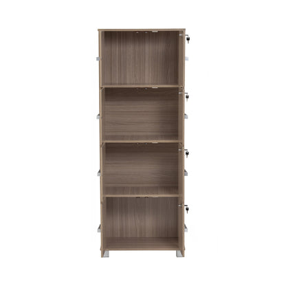 NAOMI 8 Door Storage Box With Lock - Ebonnese