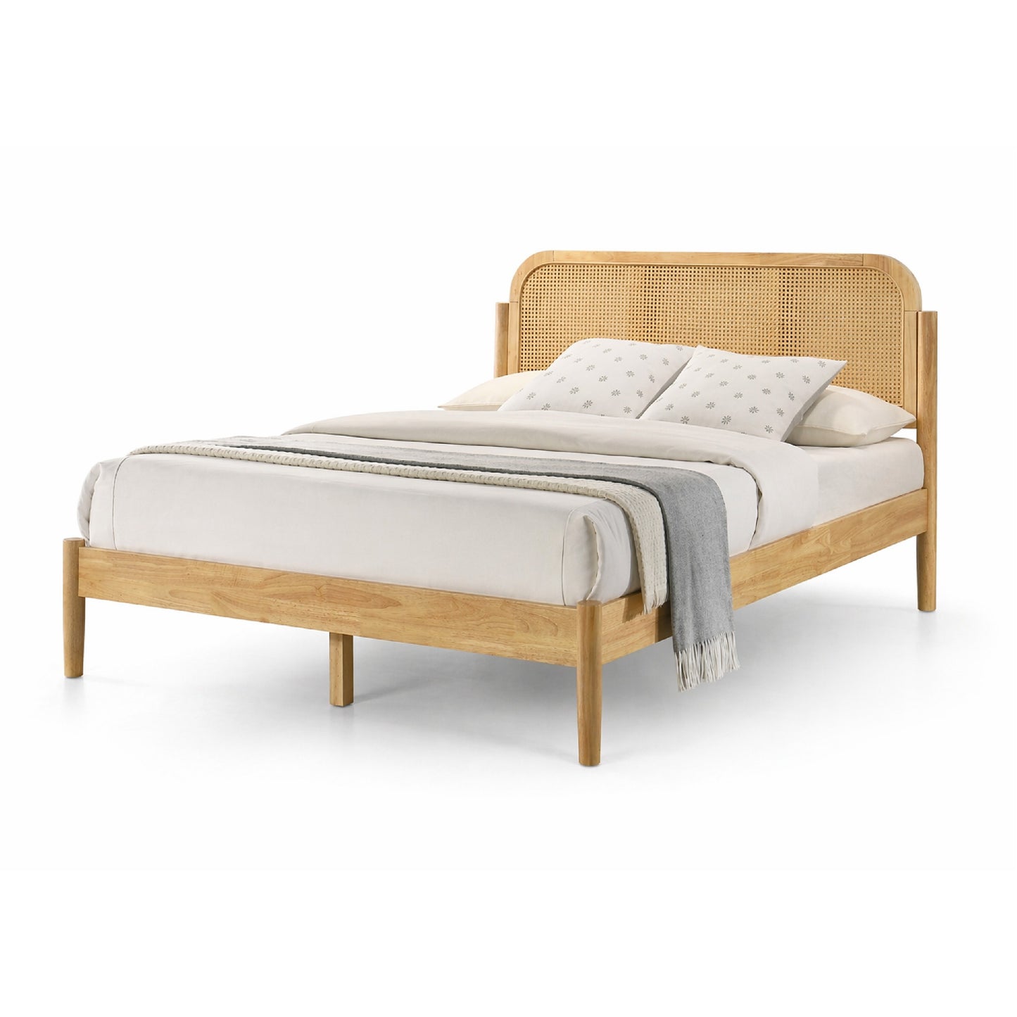 OLIVIA Bedframe - Natural (King Size)