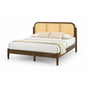 OLIVIA Bedframe - Walnut (Queen Size)
