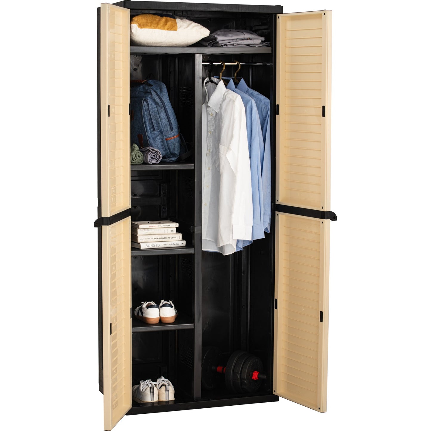 OPTIMUS Large Wardrobe B - Beige