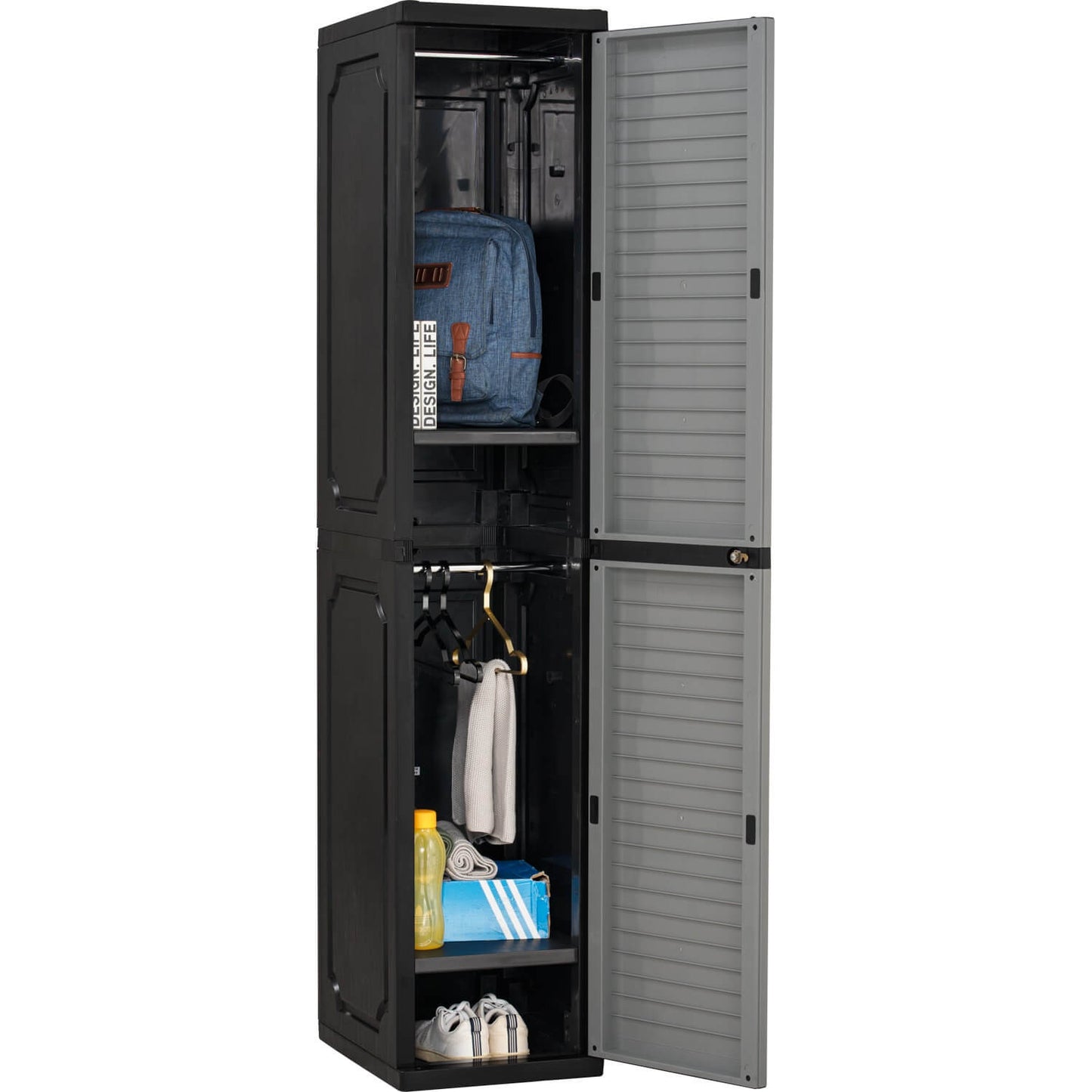 OPTIMUS Slim Wardrobe A - Grey
