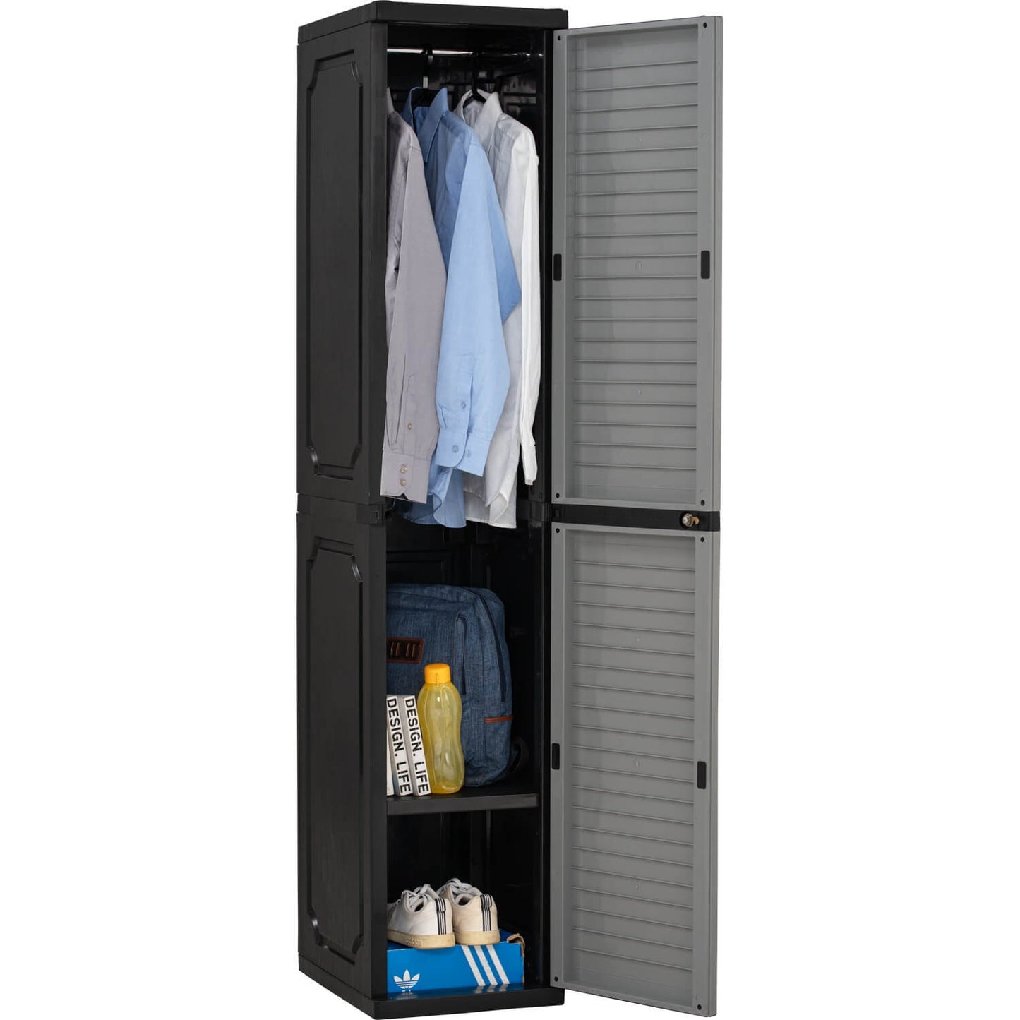 OPTIMUS Slim Wardrobe B - Grey